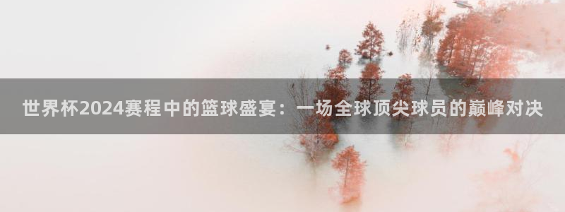 2026年世界杯赛程表时间:世界杯2024赛程中的篮球盛宴:一场全球顶尖球员的巅峰对决